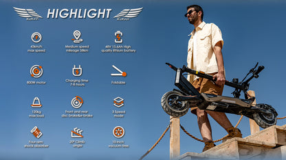 Električni romobil Kukirin T3